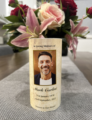 LED Glass Candle -Small