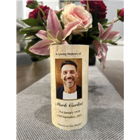 LED Glass Candle -Small