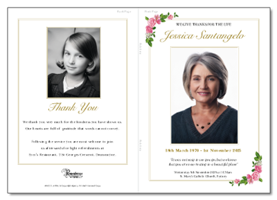 B10 Order of Service Booklet