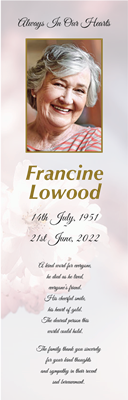 Custom Design Bookmark - Design 1