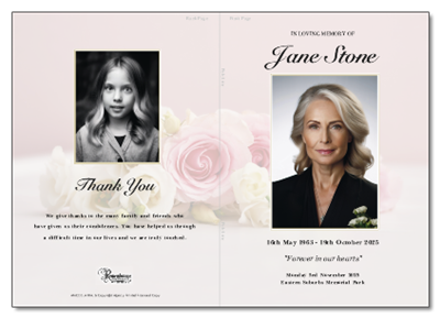 B8 Order of Service Booklet