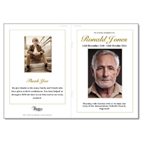 B1 Order of Service Booklet