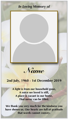 Small Single Card Design 4