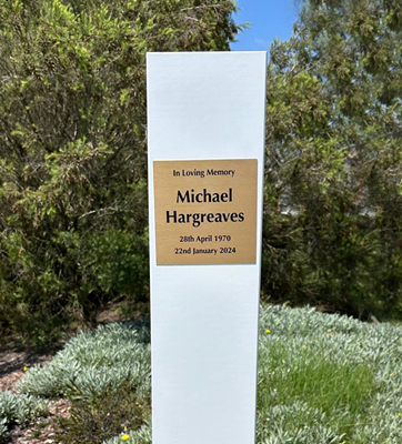 Tall Single Gravemarker